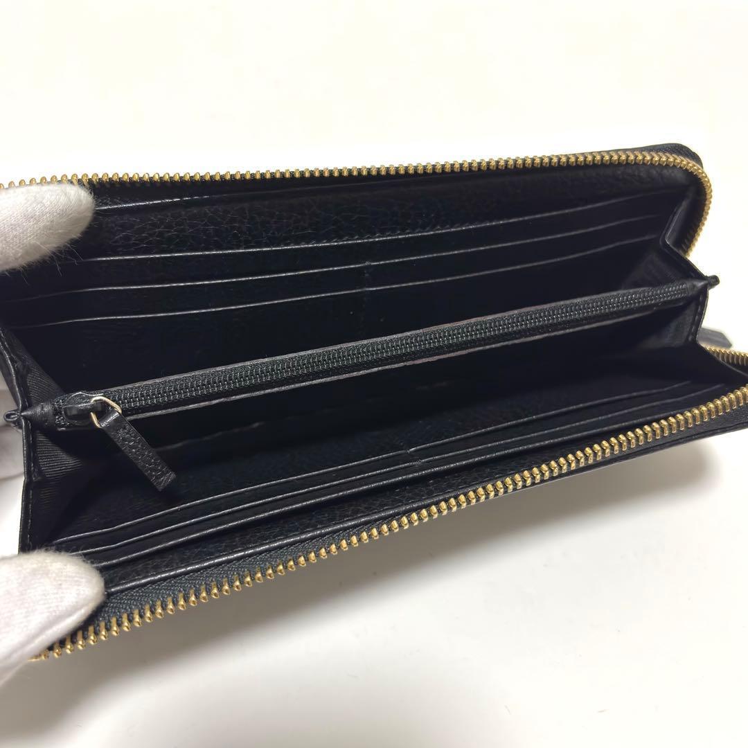 453✨美品✨GUCCI グッチ 長財布 GGキャンバス L字ファスナー デニム