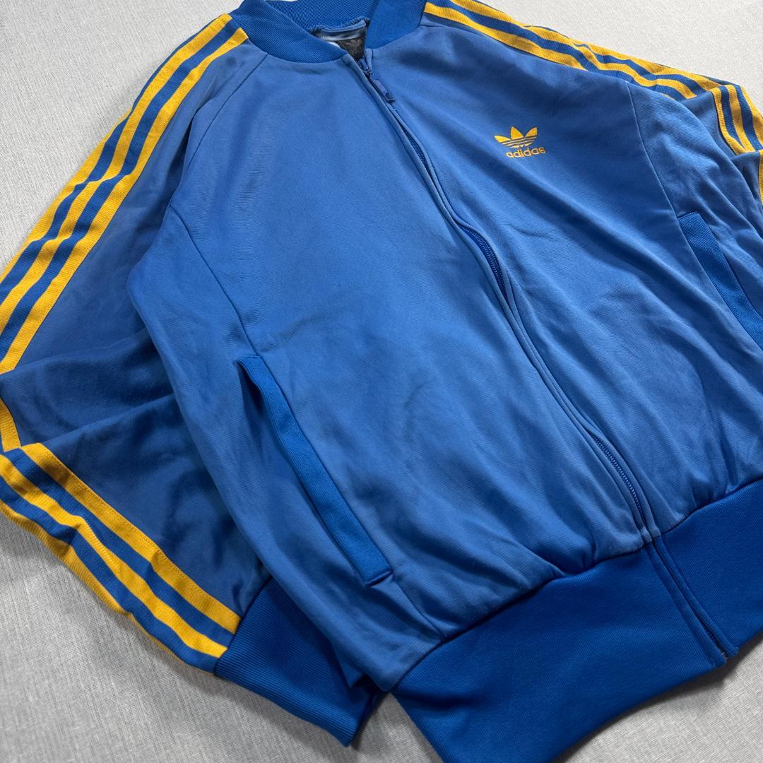 00s アディダス adidas ATP トラックジャケット 青 黄色 M