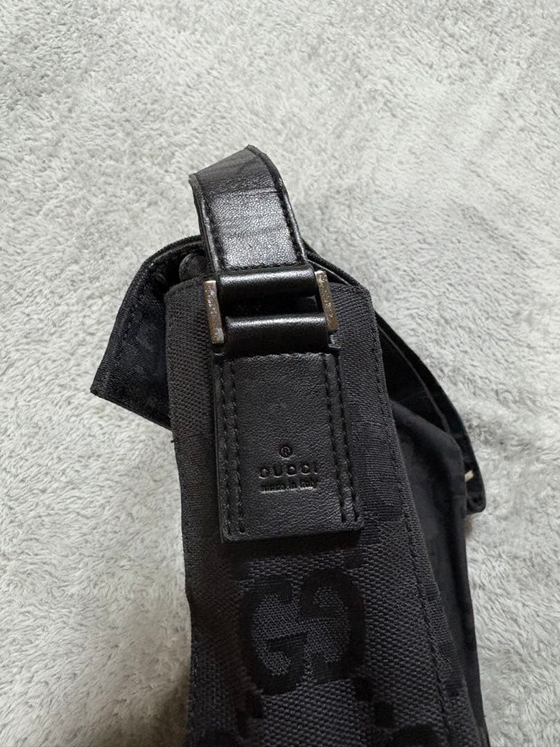 Ｒ*Ｅ様 GUCCI グッチ　ジャンボGGショルダーバック　黒