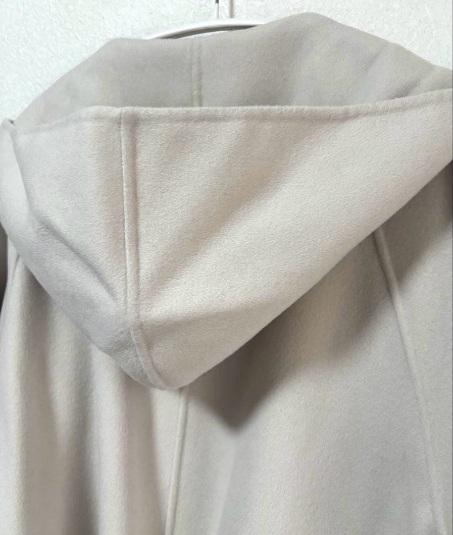 IENA SUPER120 ダブルフェイスフードコート ナチュラル38