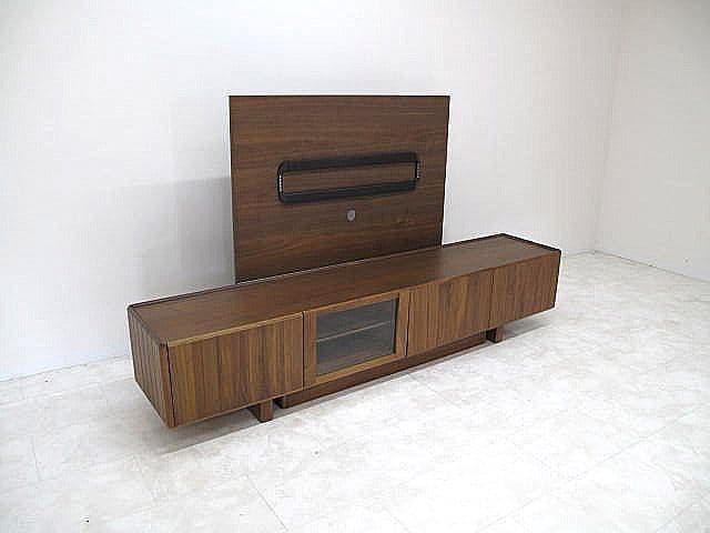 カリモク「SPOON QW72+QW42」ウォールナット材テレビボード 約62万