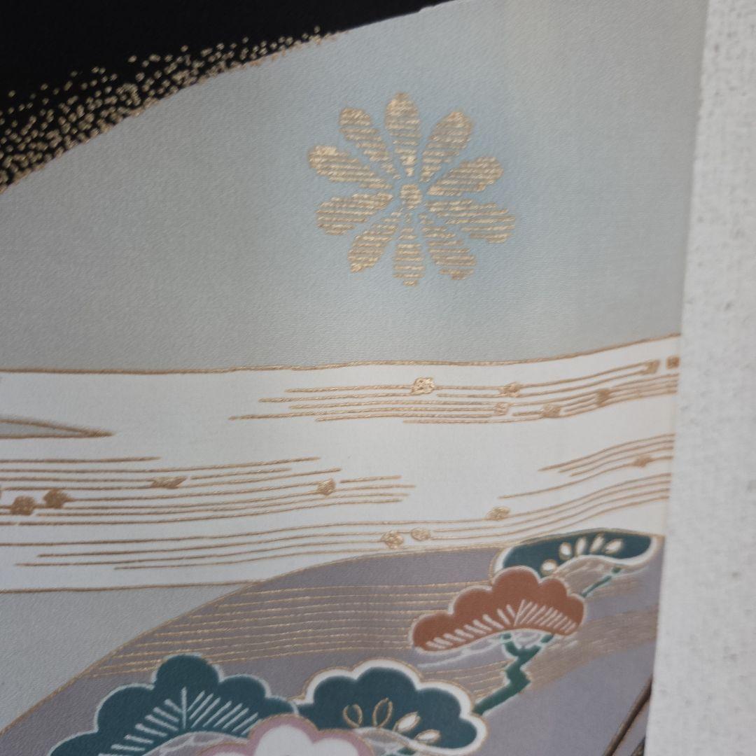 No36　正絹　男の子お祝い着物　長襦袢付き　産着　七五三