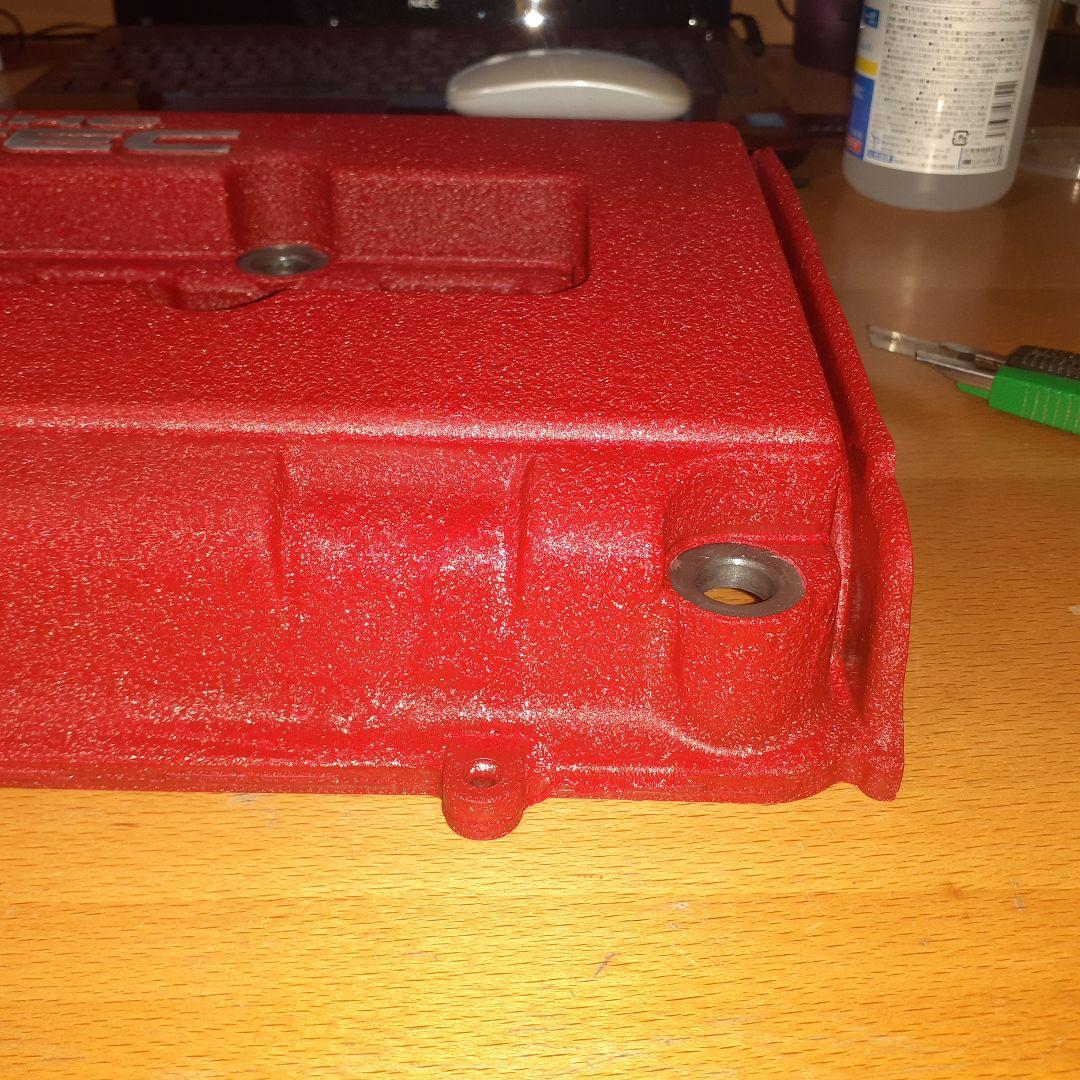 B16A B16B B18C ヘッドカバー 結晶塗装 カムプーリーカバーカット