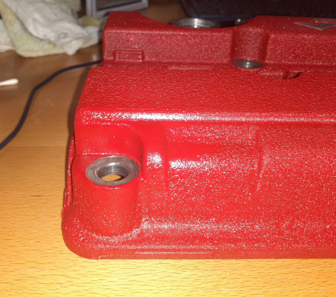 B16A B16B B18C ヘッドカバー 結晶塗装 カムプーリーカバーカット