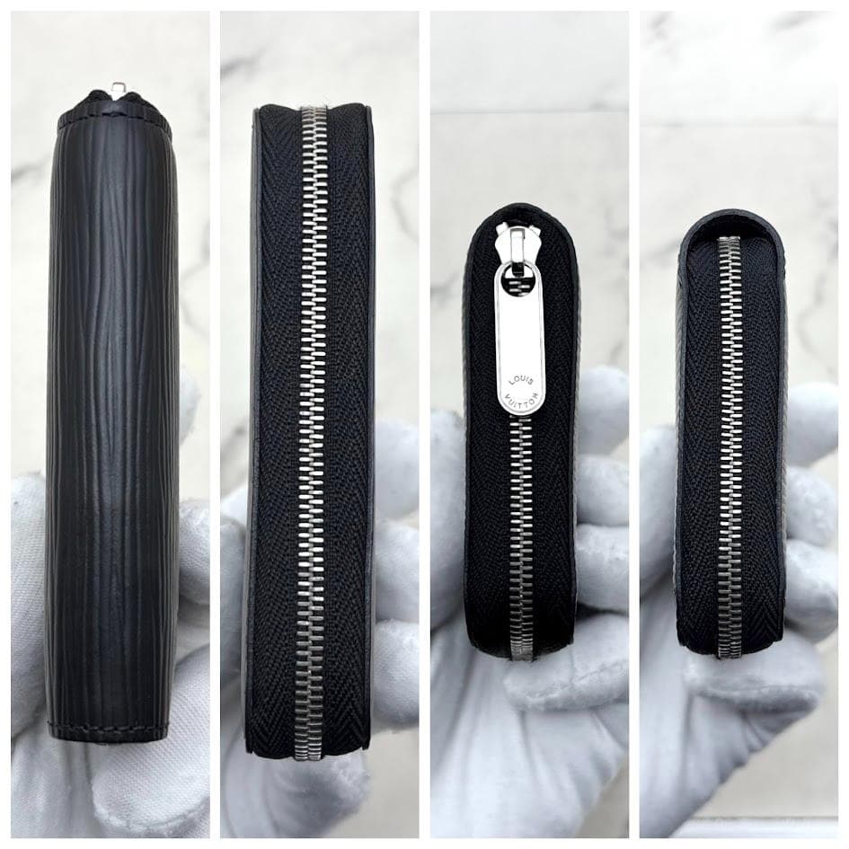 【超極美品】ルイヴィトン　エピ　ジッピーパース 　ブラック