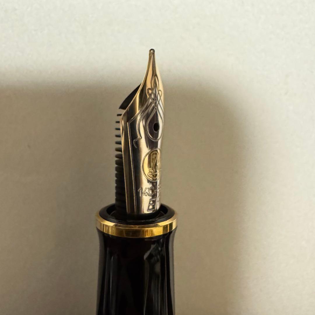 Pelikan 万年筆 茶縞　スーベレーンM400 ペリカン