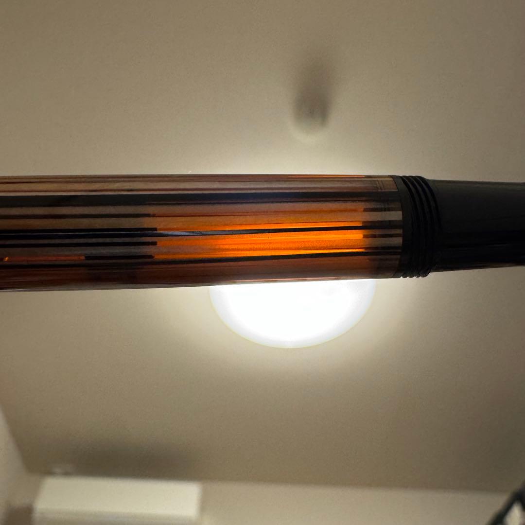 Pelikan 万年筆 茶縞　スーベレーンM400 ペリカン