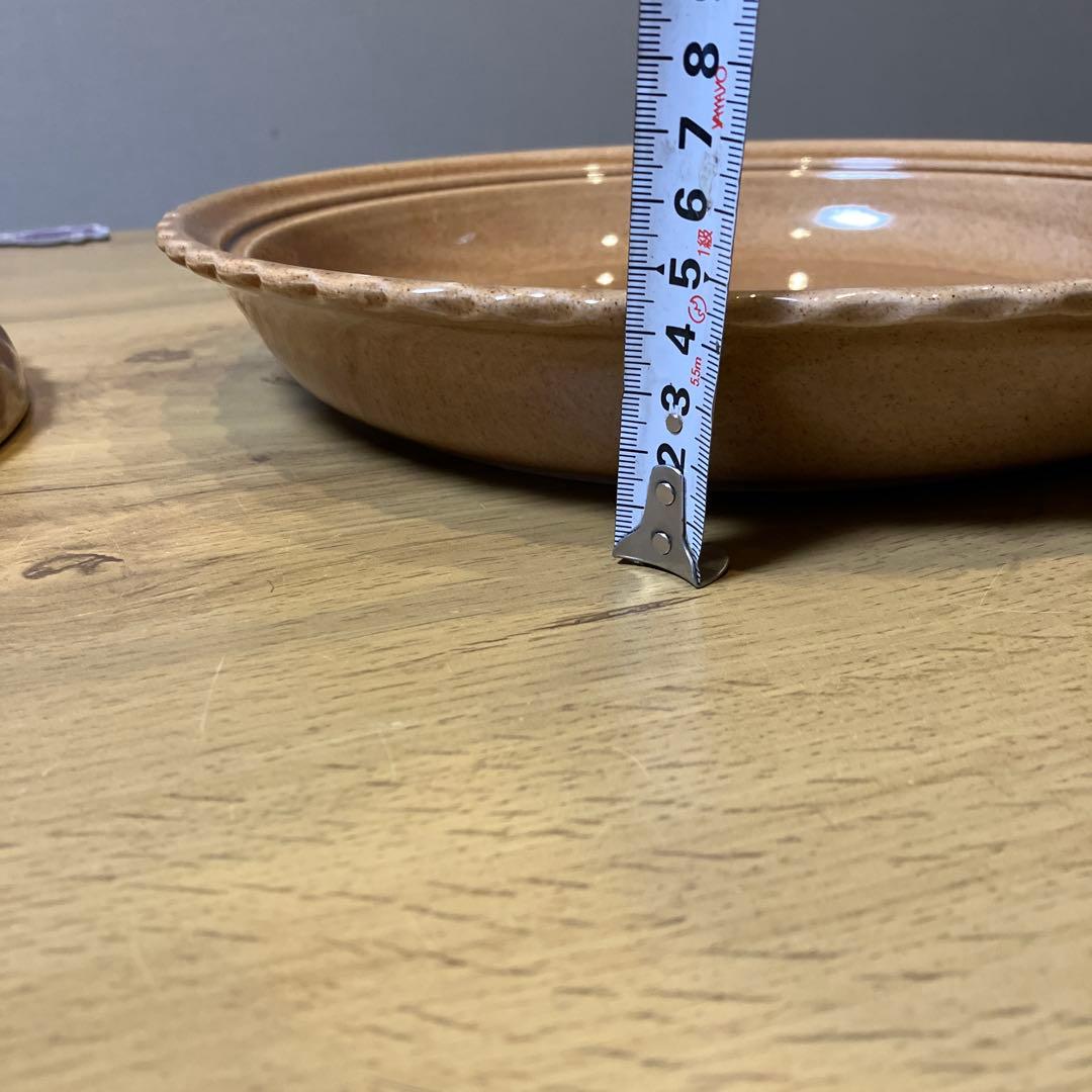 セラミカ　アップルパイ柄の容器