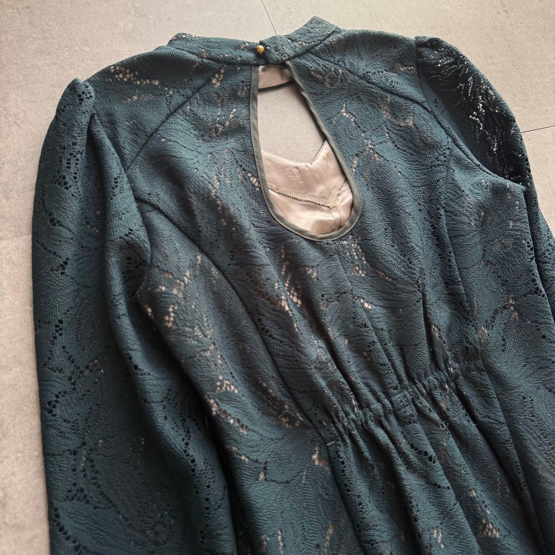 最終値下げ★kana レースバックオープンティアドロップドレス M オケージョン