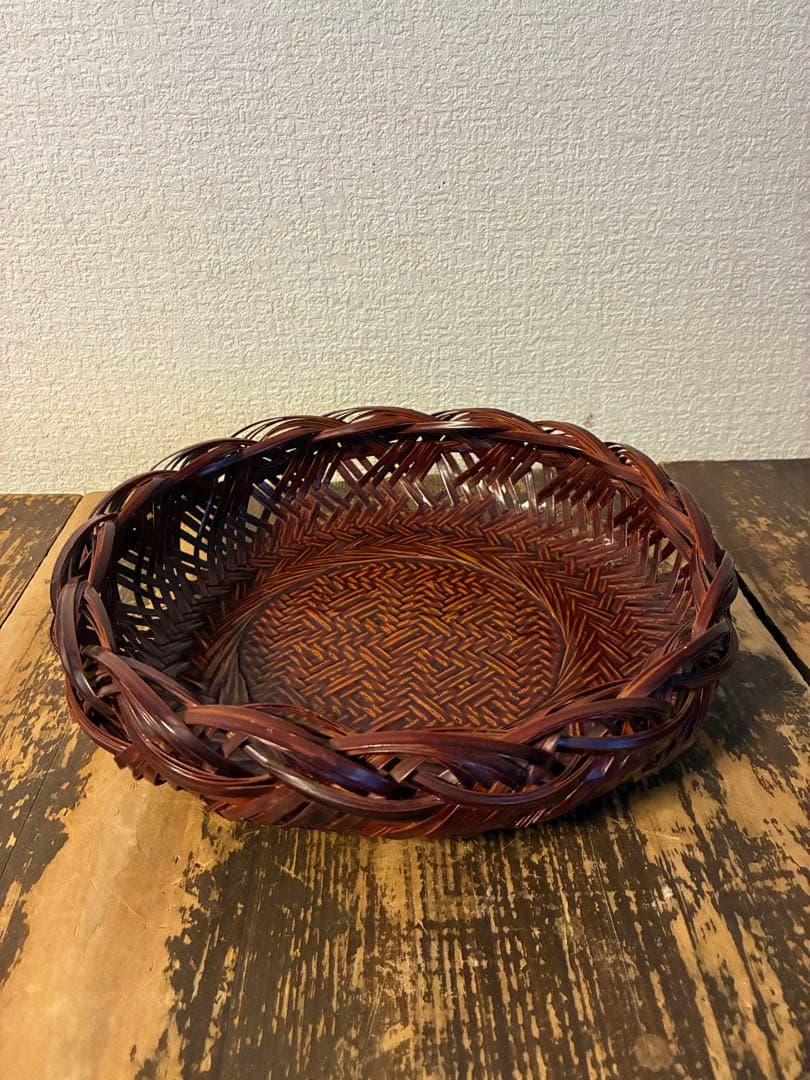 おまとめ　かごバスケット6点　木箱5点　アルミ皿　16点
