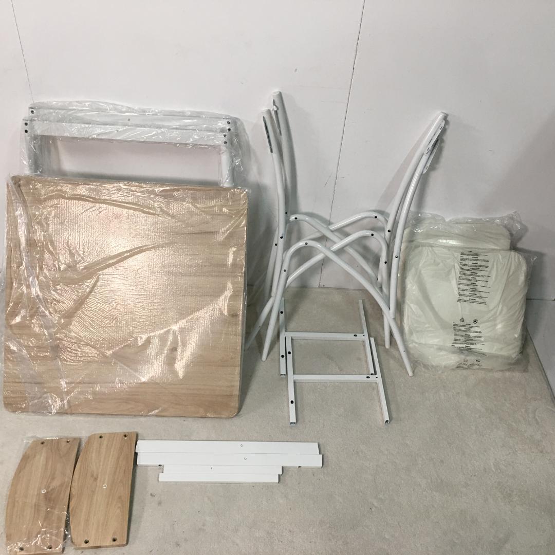 新品ダイニング3点セット ダイニングテーブル 食卓 チェア2脚 1754-170