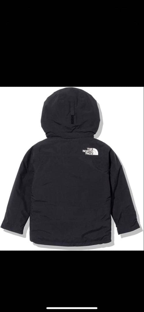 ザノースフェイス　子供用アウター　黒