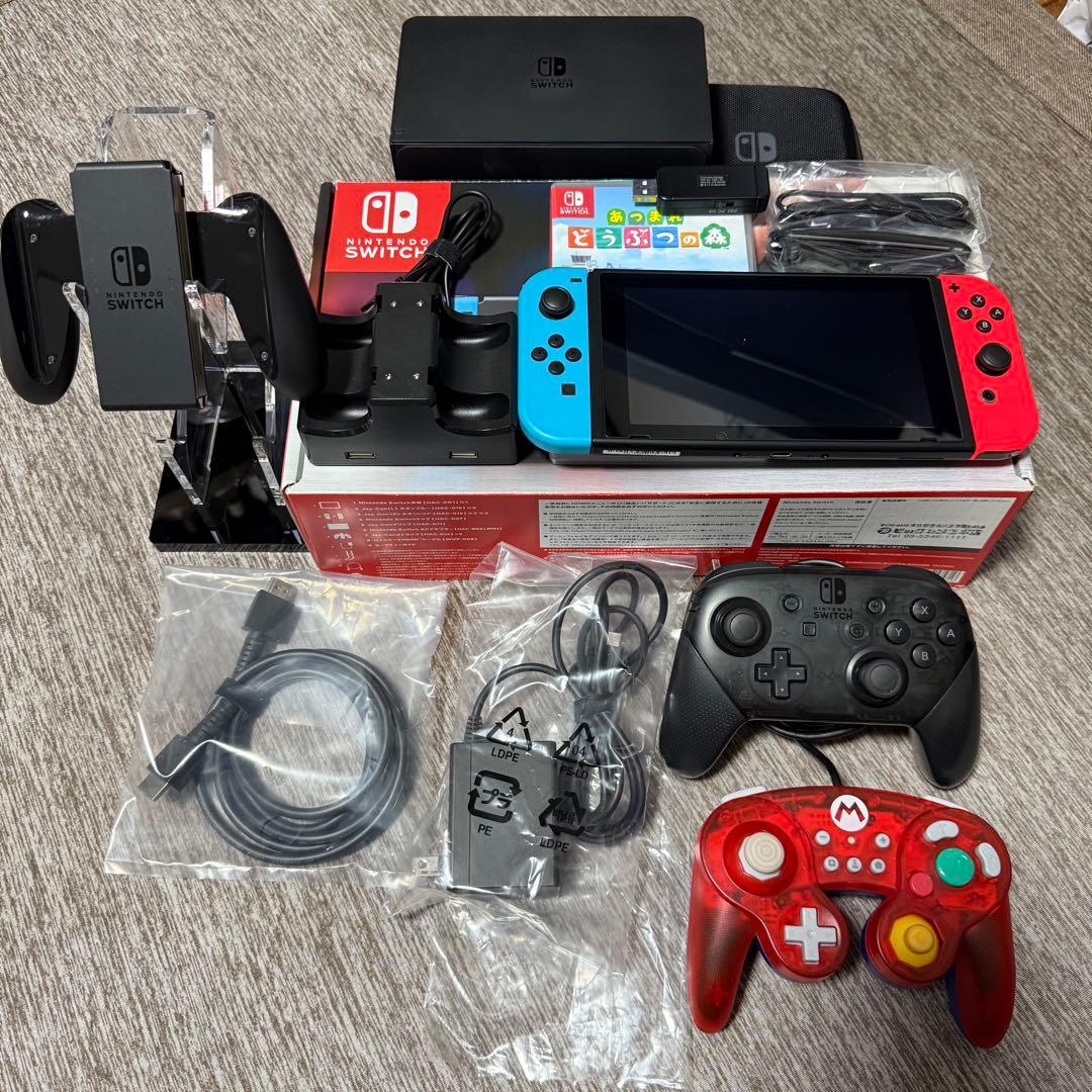 任天堂 Switch 本体 + 周辺機器 あつまれどうぶつの森 Nintendo