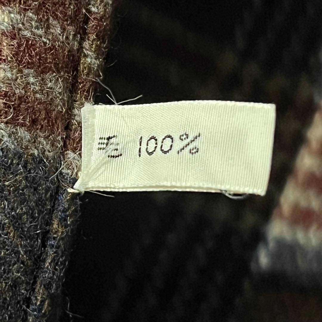 MISS DIOR（ミスディオール）の上質なチェック柄ウールコート　9号