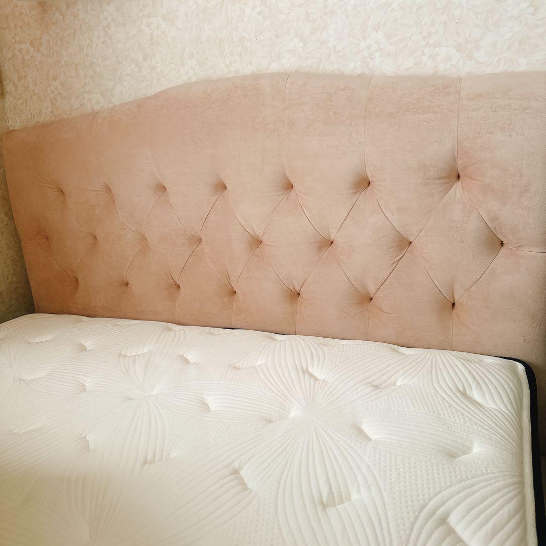 【美品】Francfranc ダブルサイズ ベッドフレームのみ