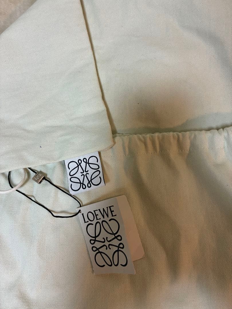 A*i様 LOEWE ストライプ かごバッグ