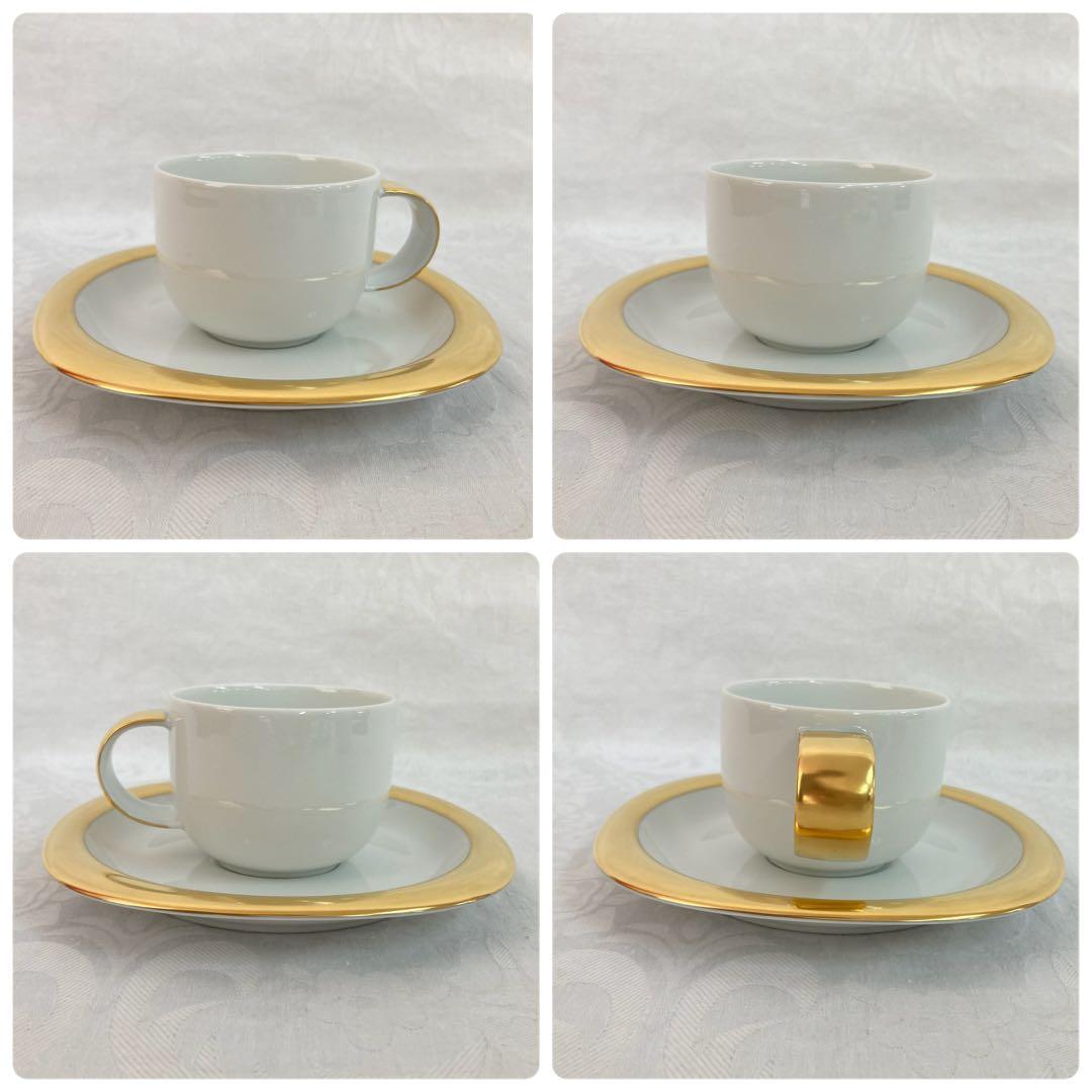 【Rosenthal】スタジオラインコーヒーカップセット 金彩 ゴールド