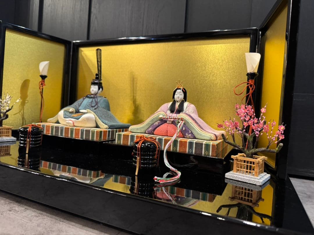 雛人形　江戸木目込人形　親王飾り