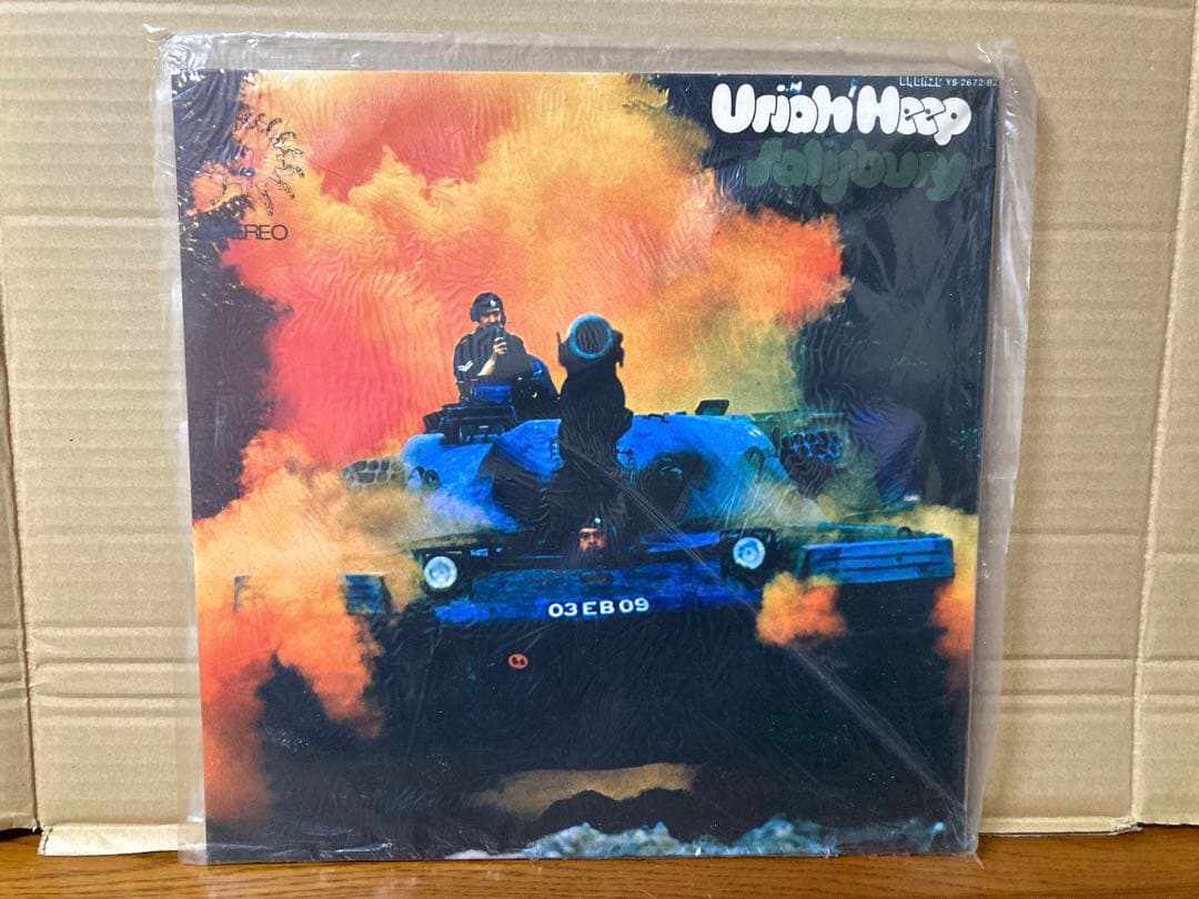 国内盤 URIAN HEEP Salisbury レコード 2枚 昭和 当時物