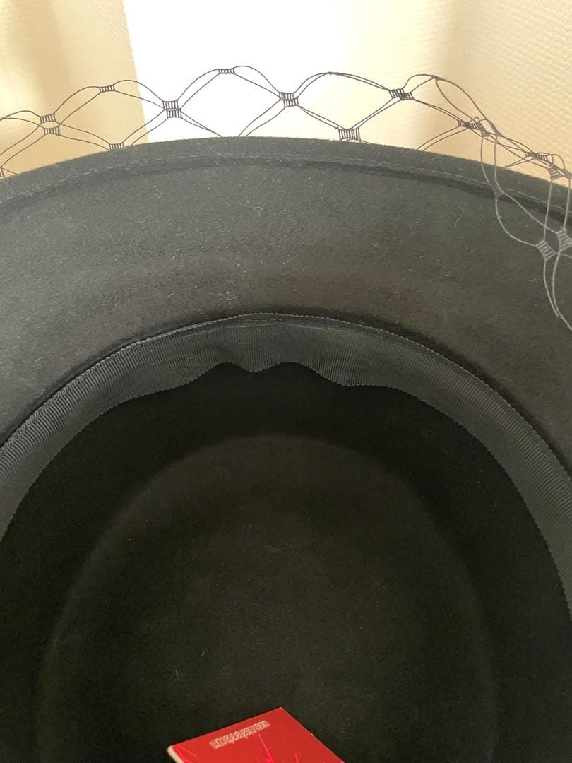 ✨misa harada✨ブラックリボン　チュールハット定価67100円が何と！