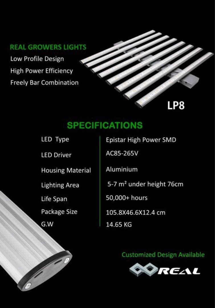 ✨グローライト Spider LED LP8 LED栽培照明