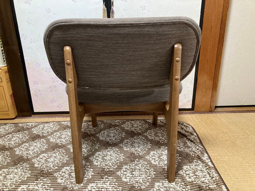 ニトリ リビングダイニング1人用チェア Nシールド リラックスワイド ブラウン