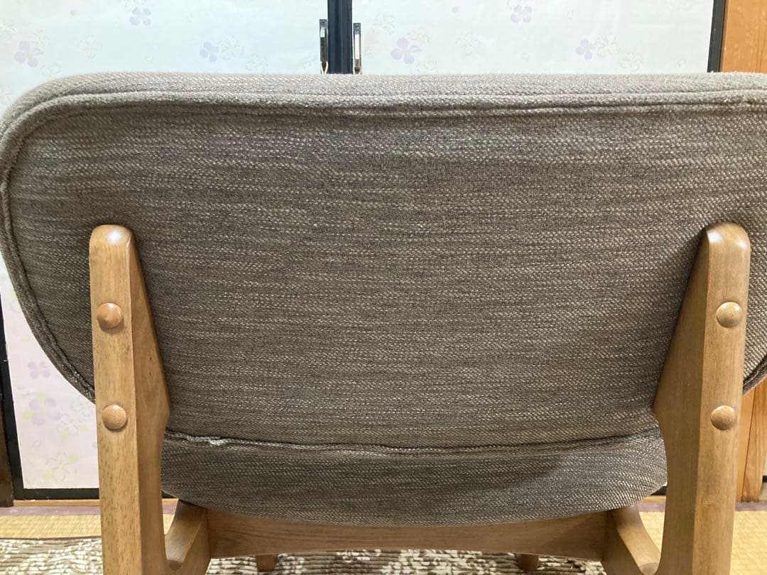 ニトリ リビングダイニング1人用チェア Nシールド リラックスワイド ブラウン