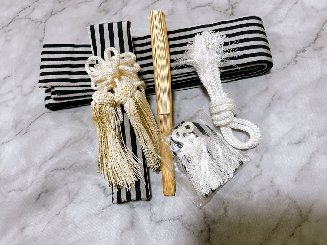 5歳フルセット♡七五三　男の子　一式　縦縞袴　深緑　黒