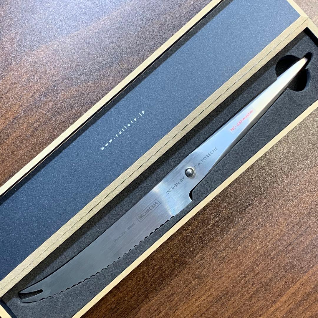 ⭐️USD 135⭐️ポルシェ⭐️最高級⭐️ナイフ⭐️包丁⭐️果物野菜⭐️クロマ⭐️CHROMA
