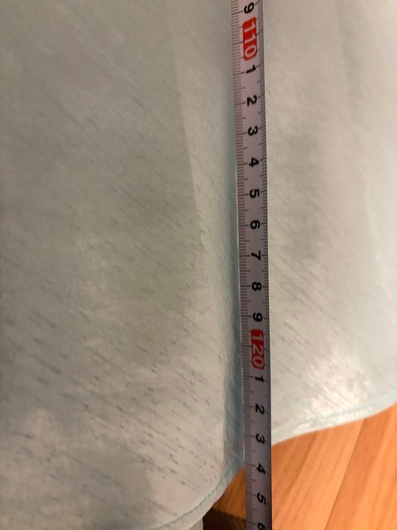 エメ　水色 ロングドレス 左横ファスナー