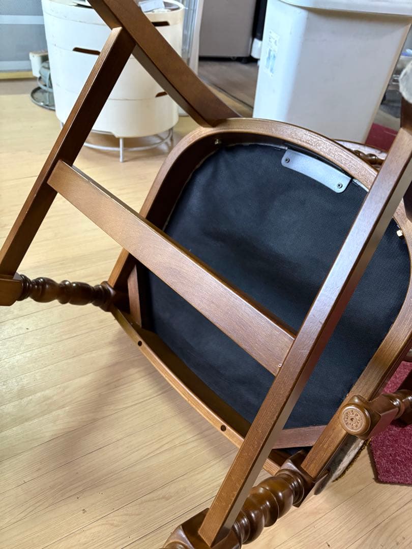 オールドカリモク　コロニアルアームチェア　4客セット　福岡市西区引き取り限定価格