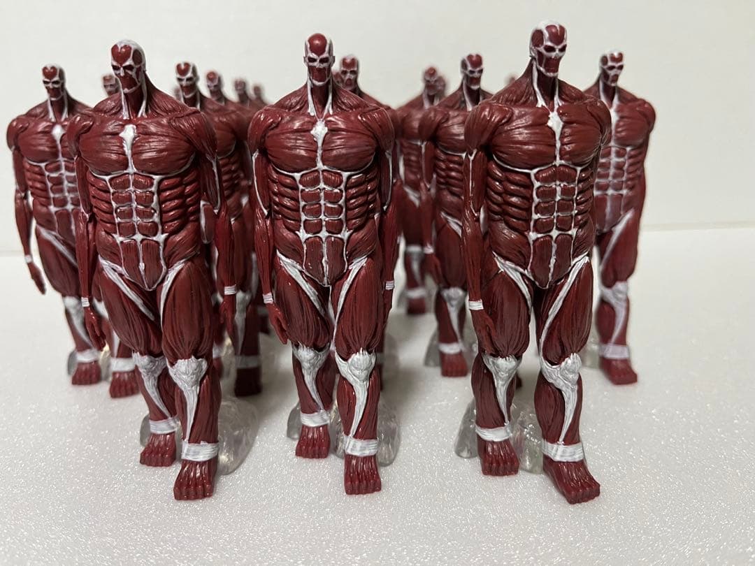 進撃の巨人 終尾の巨人フィギュア　地鳴らしフィギュア23体リペイント