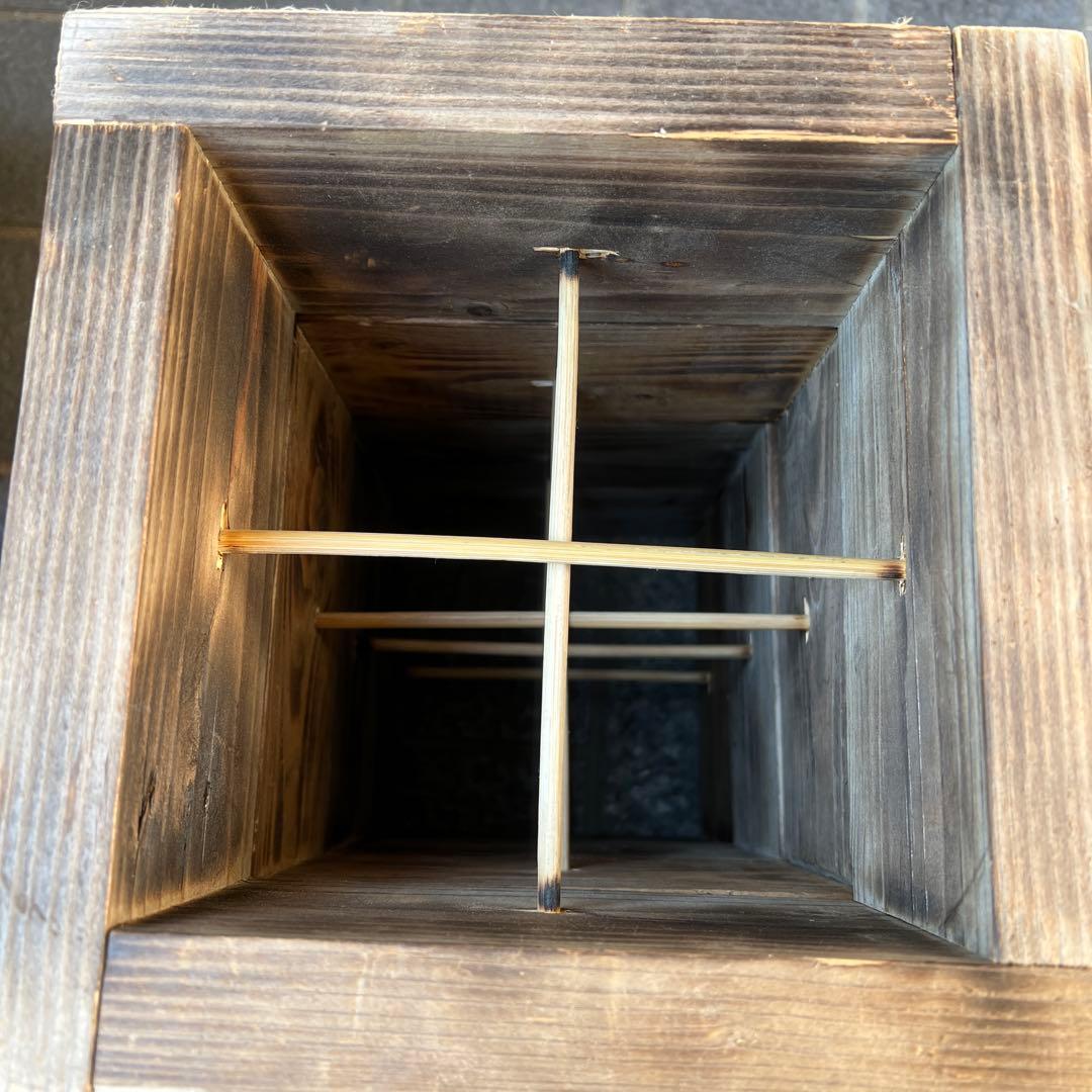 日本ミツバチ重箱式巣箱　手作り　6段　　　505