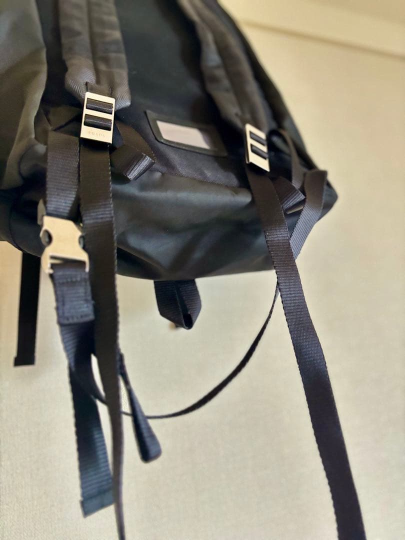【完品】PRADA プラダ V136 リュックサック バックパック ブラック
