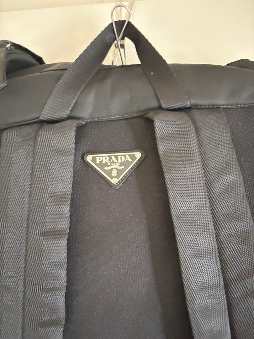 【完品】PRADA プラダ V136 リュックサック バックパック ブラック