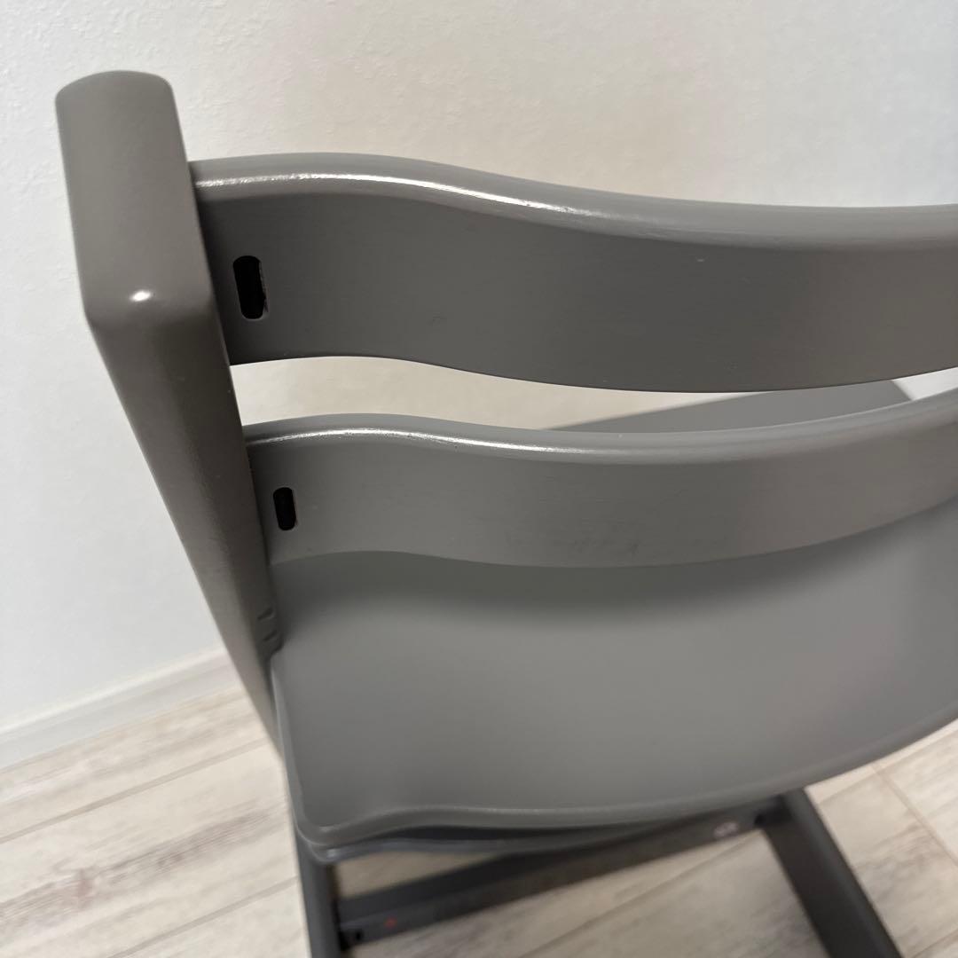 ストッケ　トリップトラップ　ストームグレー　ベビーセット付　トレー付