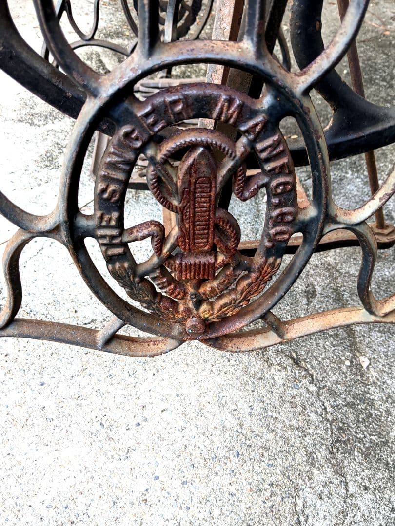 アンティーク シンガー ミシン 職業用 足踏み インテリア 店頭 ディスプレイ