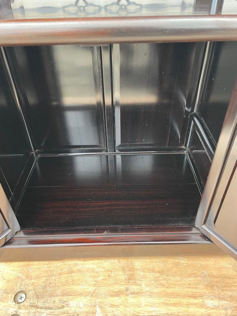 唐木家具 茶箪笥 飾り棚 アンティーク家具　和家具　ヴェンテージ