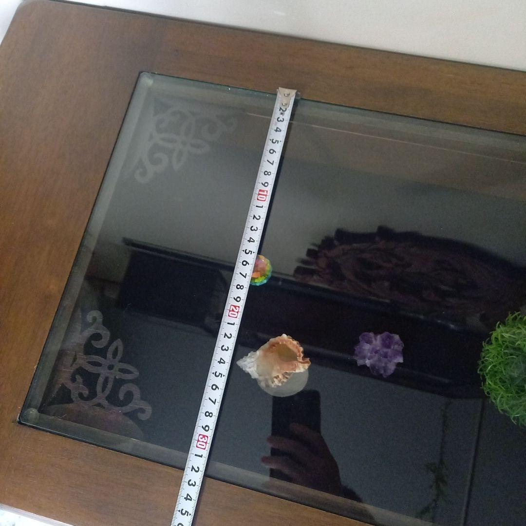 森のサーカス　株式会社　ガラス　センターテーブル 引出付き　コレクション　飾り