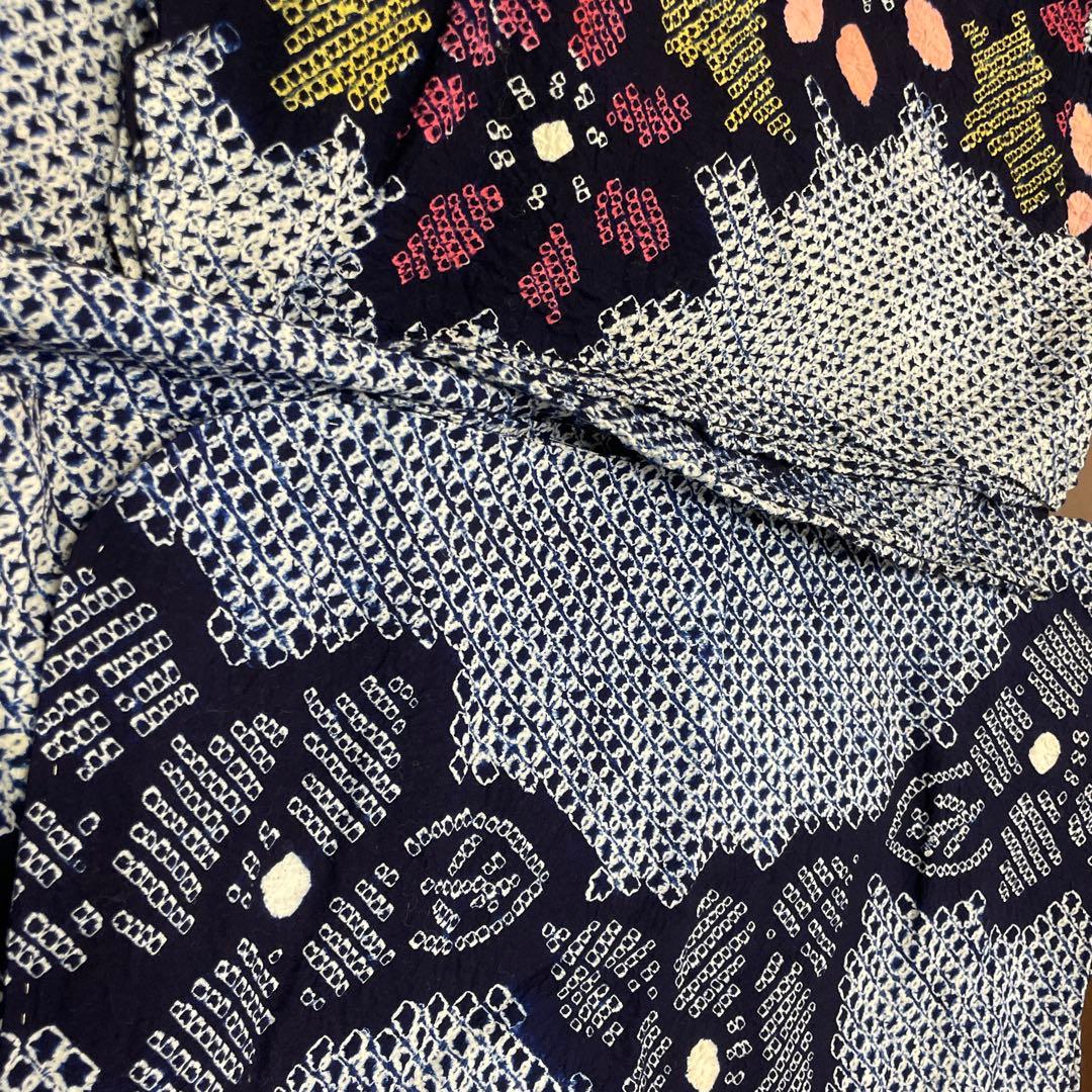 お洒落有松絞り綿浴衣１４枚まとめ売り⭐️藍染⭐️売り切り