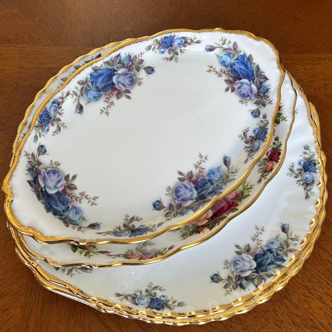 【美品】ロイヤルアルバート★ムーンライト＆オールドカントリーローズ★4枚セット