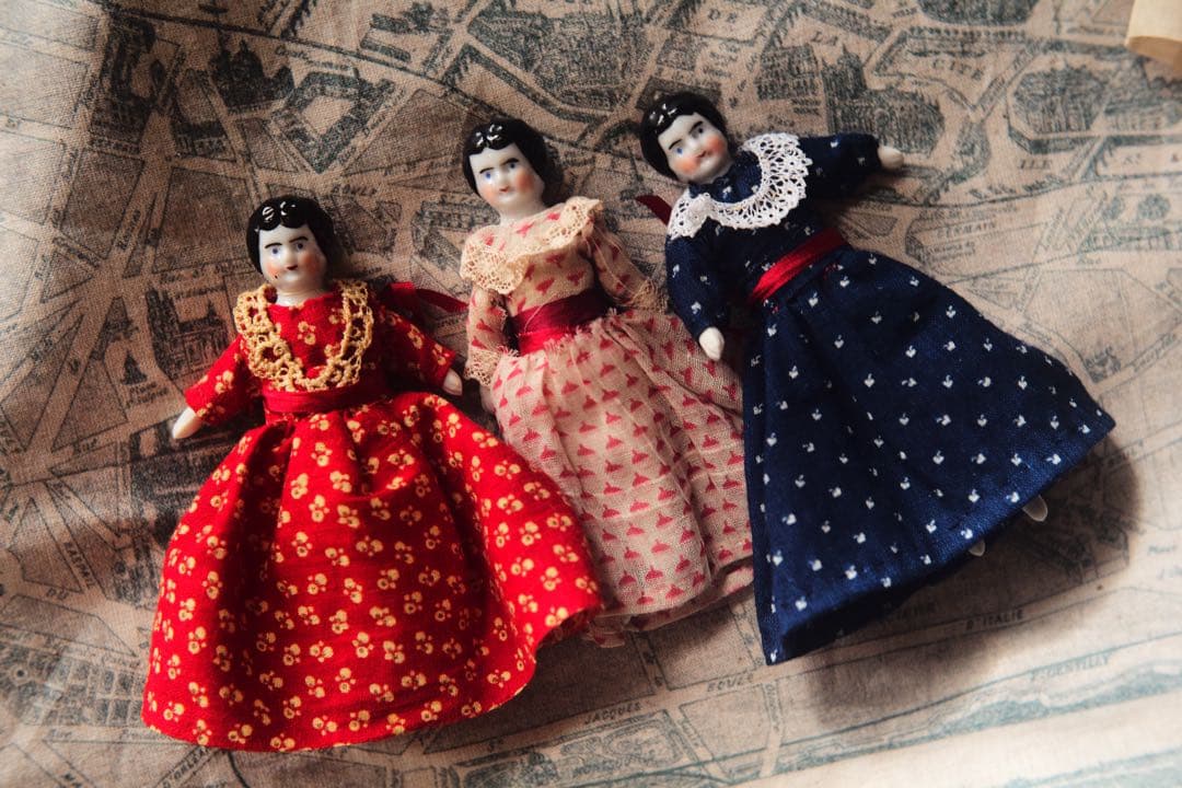 チャイナヘッドドール ビスクドール ミニチュア ドールハウス ブライス