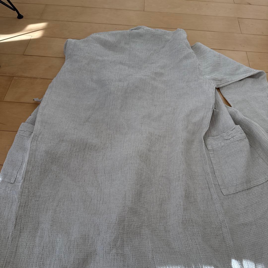 未使用LAPUAN KANKURIT (ラプアン カンクリ)リネンバスローブ