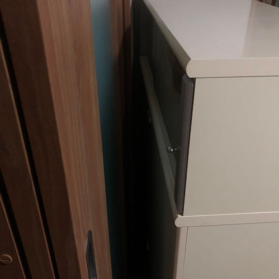 両面ハッチ　　両面食器棚　　スリム食器棚　キッチンカウンター　カウンター