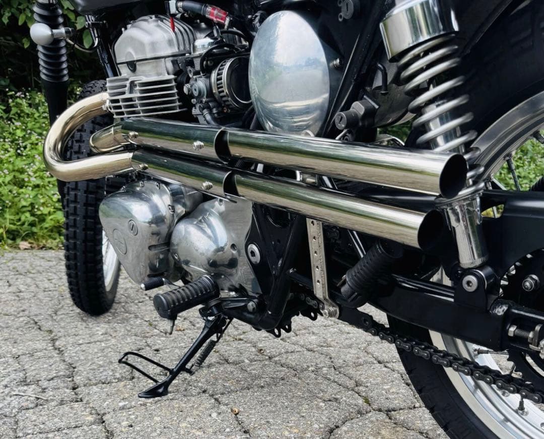 e*y様 W650.400 ワンオフアップマフラー