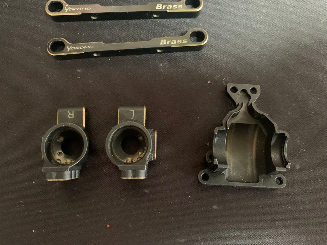 ヨコモYD2Z 真鍮セット ギアBOXギアカバーリアナックル サスブロック4枚