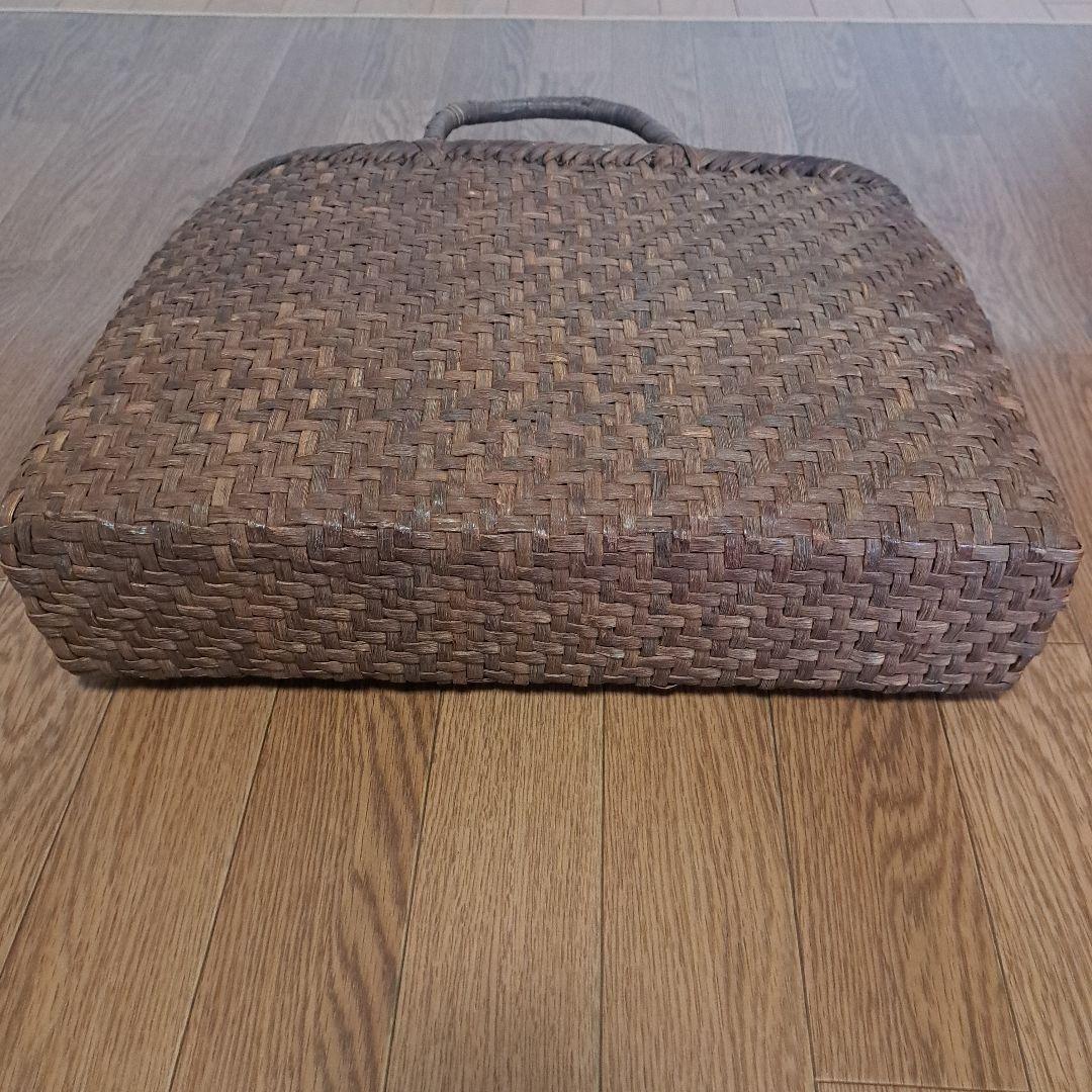 国産　山葡萄　大きなかごバッグ