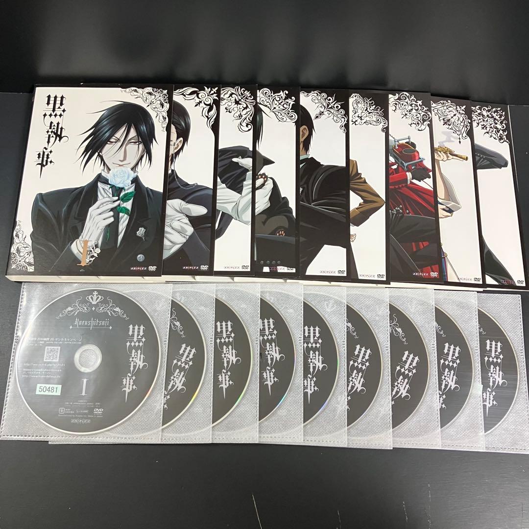 黒執事 1期~3期+OVA+映画 レンタルDVD アニメ 全巻完結セット