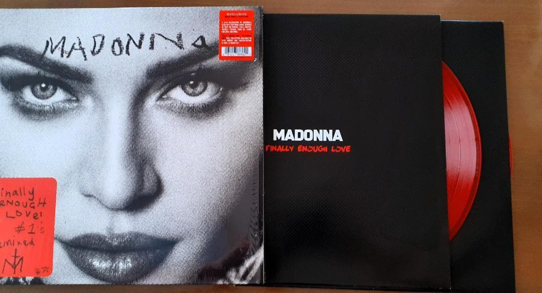 マドンナ 　Finally Enough Love　限定盤 赤カラー盤 LP