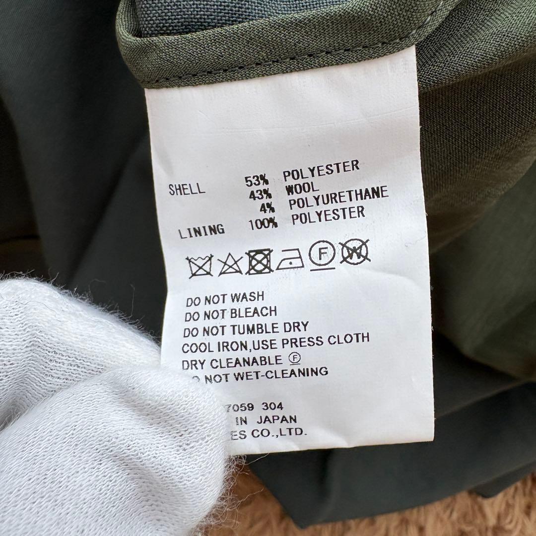 【未使用】HYKE ハイク 伊勢丹別注 ウール ミリタリーコート メンズ 04
